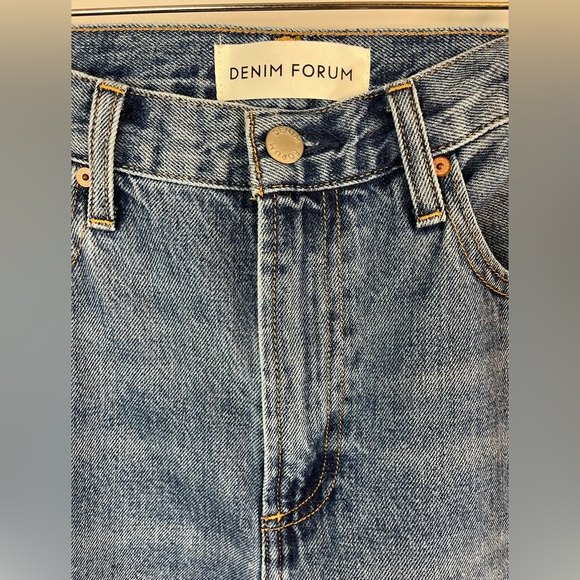 Aritiza Denim Forum Marianne mid loose flare jeans size 38 32 long - Picture 7 of 7